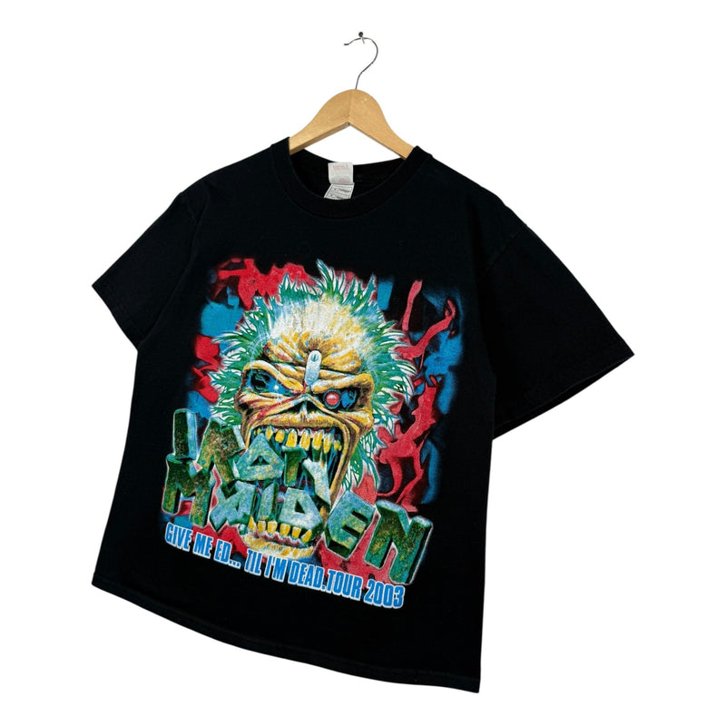 Vintage Iron Maiden "Give Me Ed" Tour Graphic T-Shirt 2003