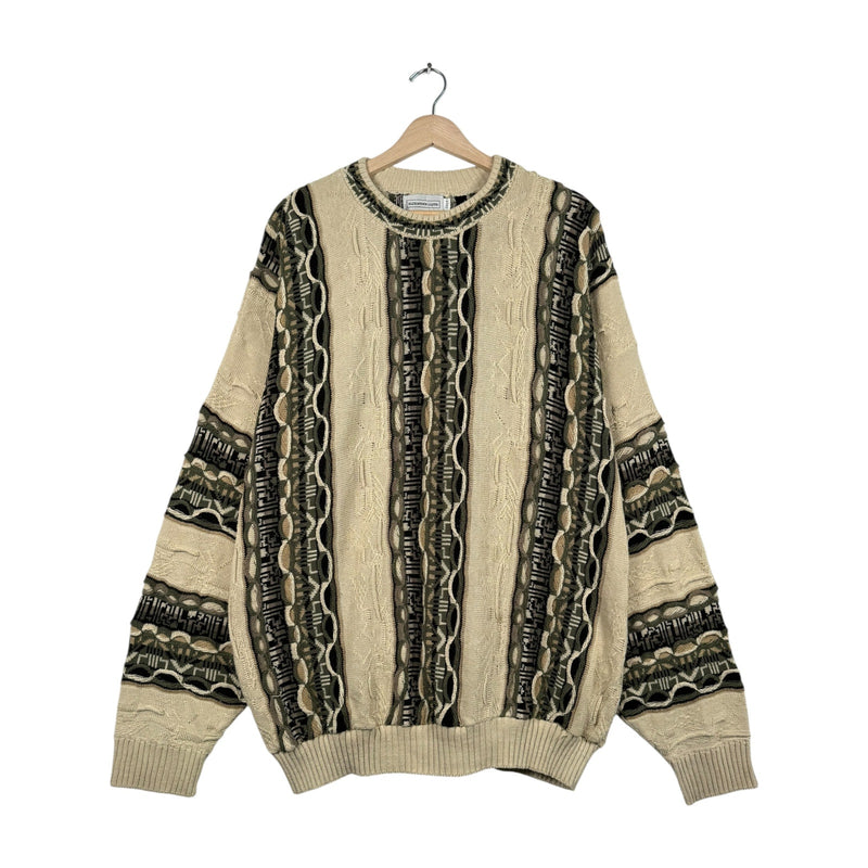 Vintage Alexander Loyd 3D Cable Knit Sweater