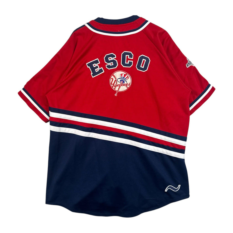 Vintage Willie Esco New York Yankees Full Zip Jersey Tee