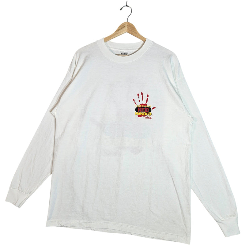 Vintage Coca-Cola "I Got Caught Red Handed" Long Sleeve
