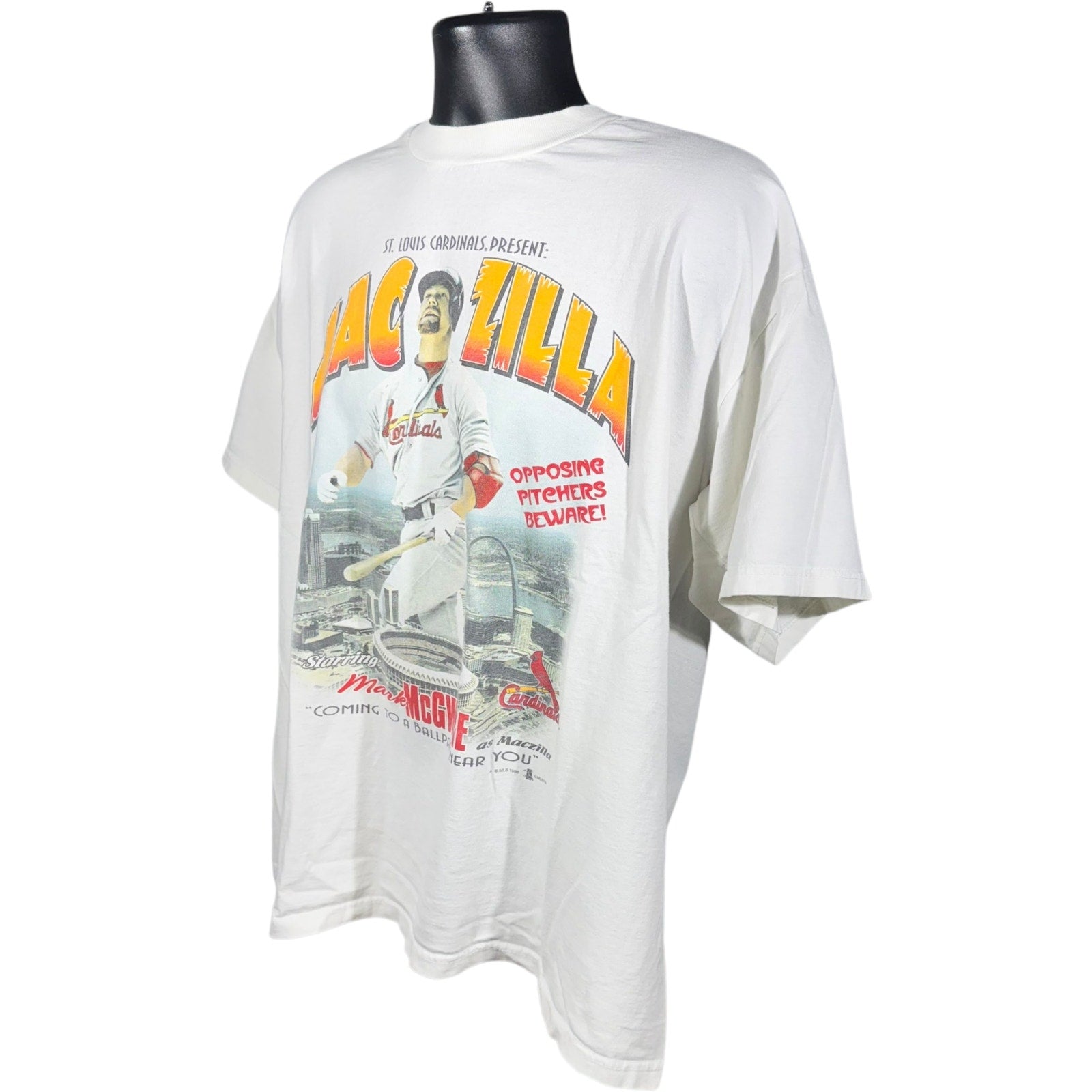 Vintage "Mac Zilla" Mark McGwire MLB Player Tee 90s