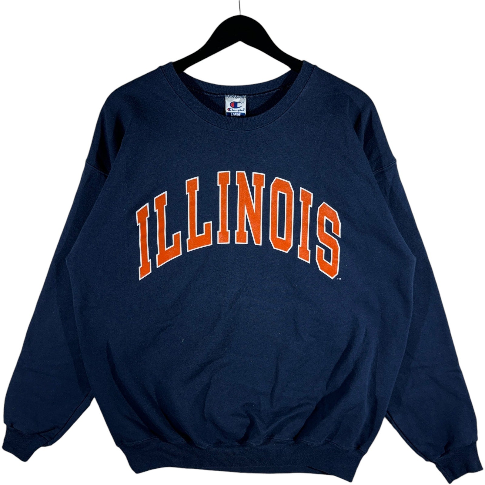 Vintage University Of Illinois Spellout Crewneck