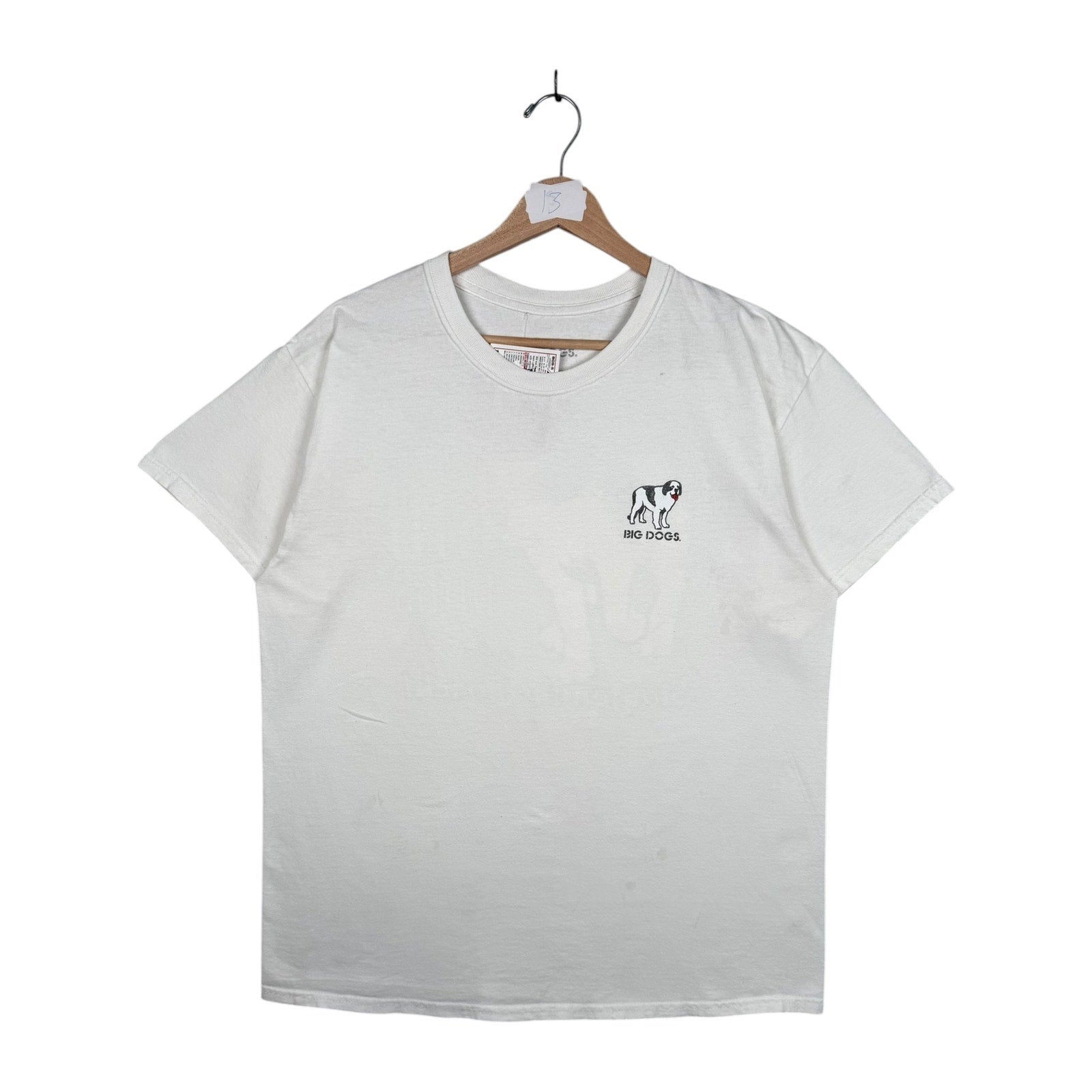 Vintage Big Dogs Graphic Humor Tee T-Shirt