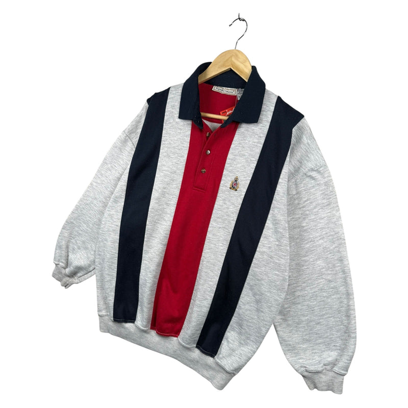 Vintage Bugle Boy Collared Pullover Long Sleeve