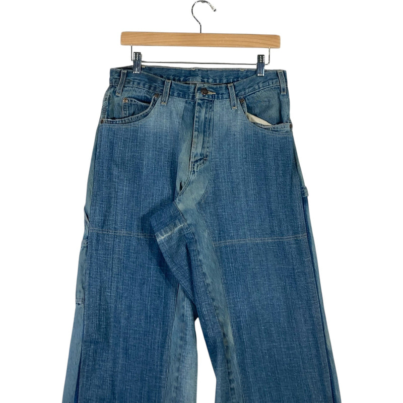 Vintage Cut & Sew Dickies Denim Carpenter Pants 32x34