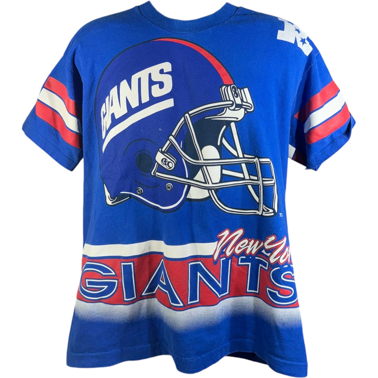 Vintage New York Giants Big Helmet AOP Tee