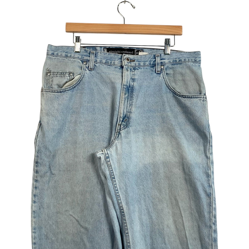Vintage Levi's Silver Tab Light Wash Relaxed Straight Leg Jeans 36 x 30