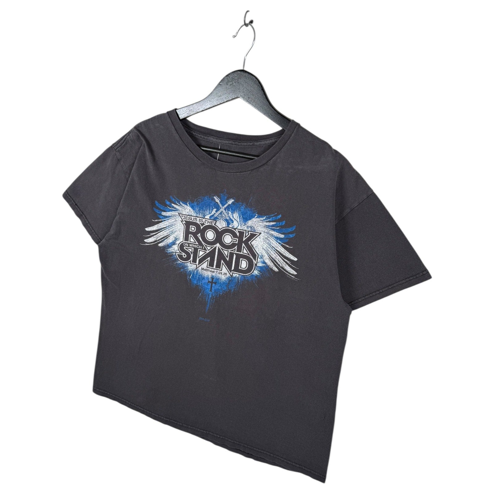 Vintage Christian “Jesus the Rock On Which I Stand” Wings T-Shirt