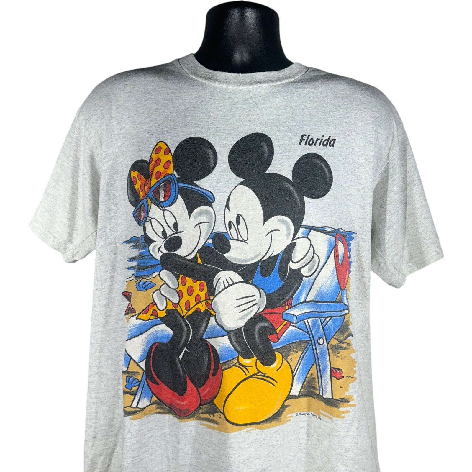 Vintage Disney Mickey And Minnie Mouse Tee