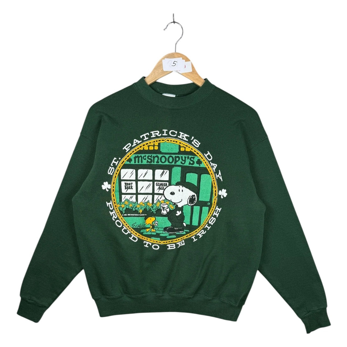 Vintage Snoopy St. Patrick’s Day Crewneck