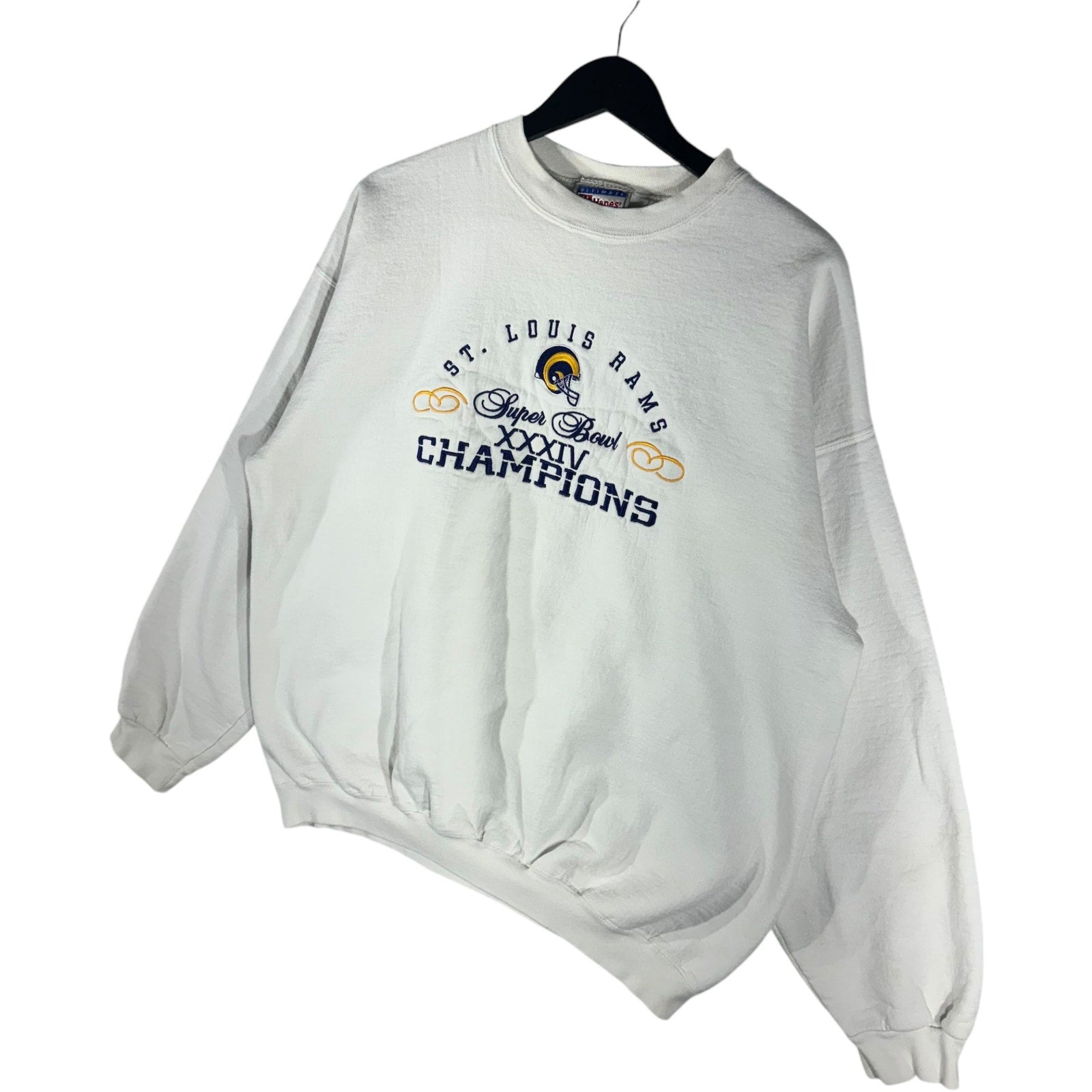 Vintage St. Louis Rams Super Bowl XXXIV Champions Crewneck