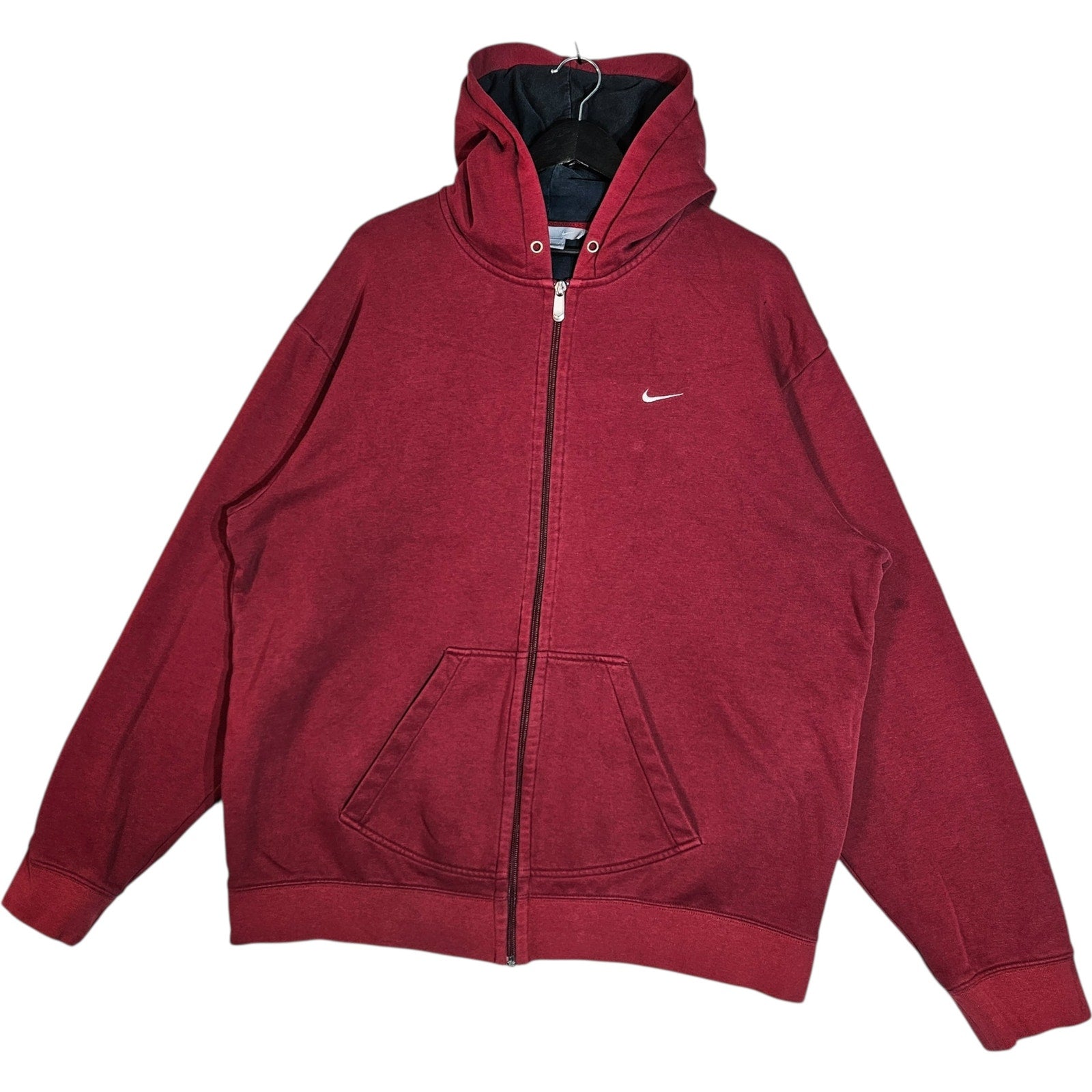Vintage Nike Mini Swoosh Full Zip Hoodie