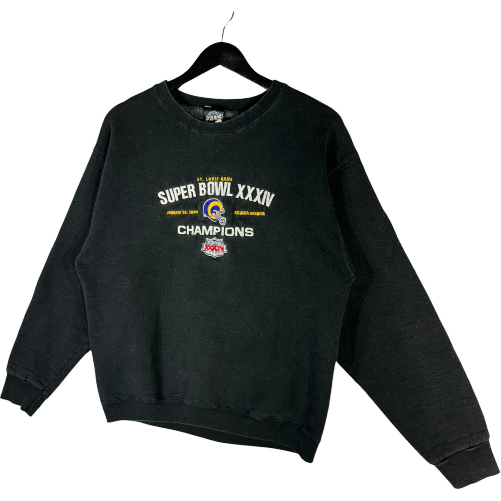 Vintage NFL Super Bowl Champion St Louis Rams Crewneck