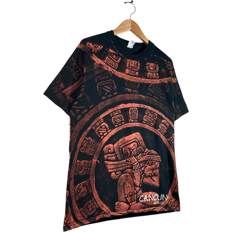 Vintage Cancun Mexico Mayan Calendar Tribal T-Shirt