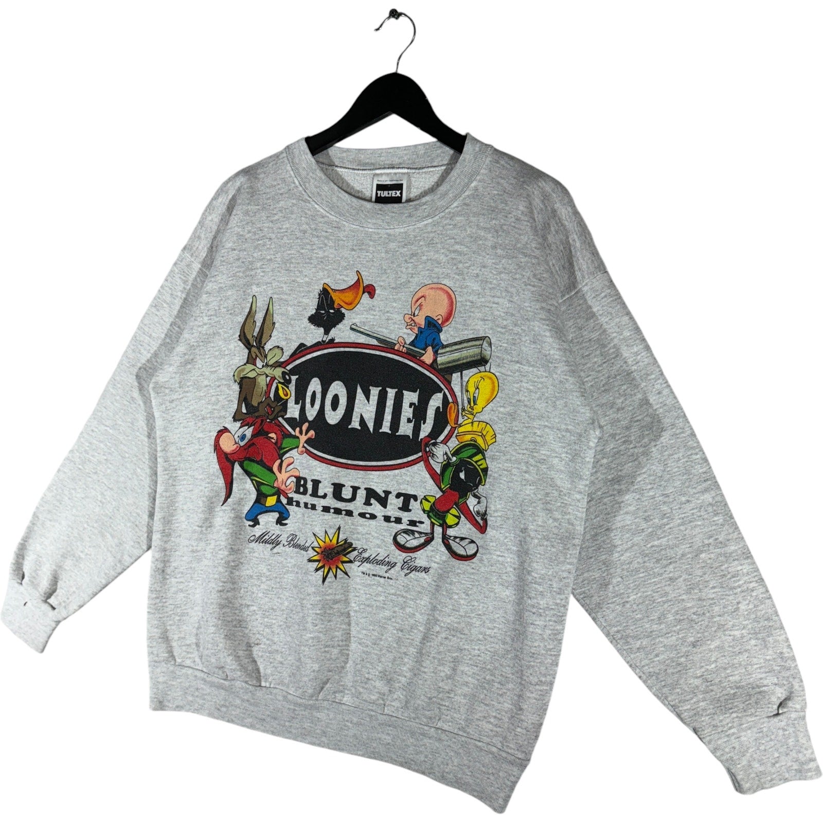 Vintage Looney Tunes Characters "Blunt Humor" Crewneck 90s