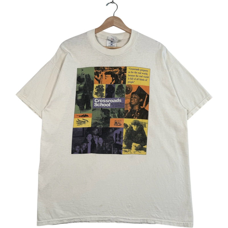 Vintage Crossroads School "The Many Faces of Excellence" Tee