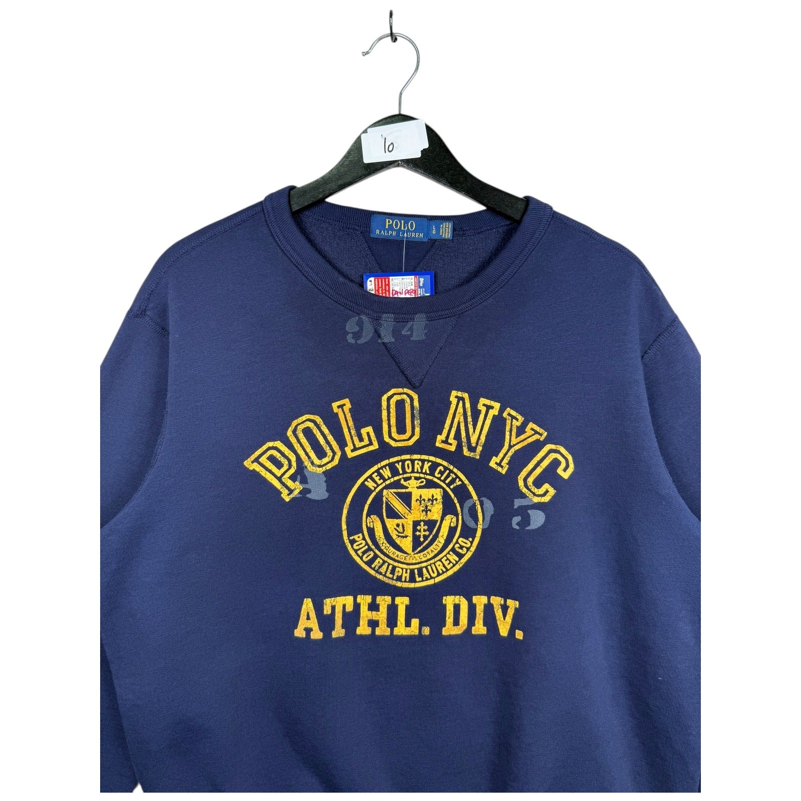 Vintage Polo Ralph Lauren NYC Athl Div Crewneck