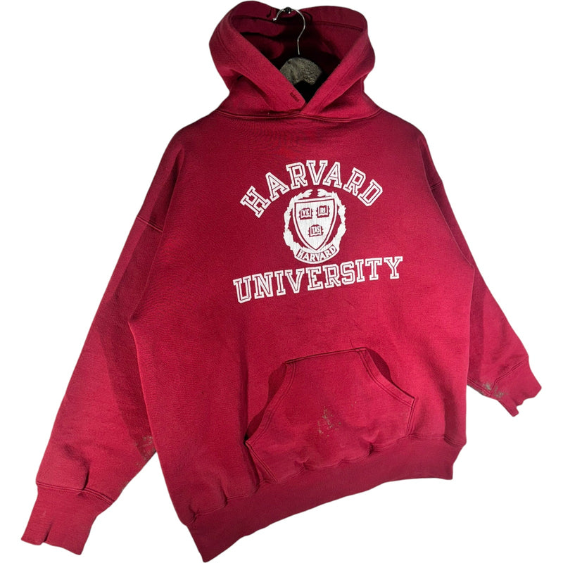 Vintage Russell Double Faced Harvard University Hoodie 80s