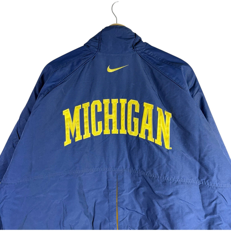 Vintage Nike Michigan University Spellout Logo Windbreaker