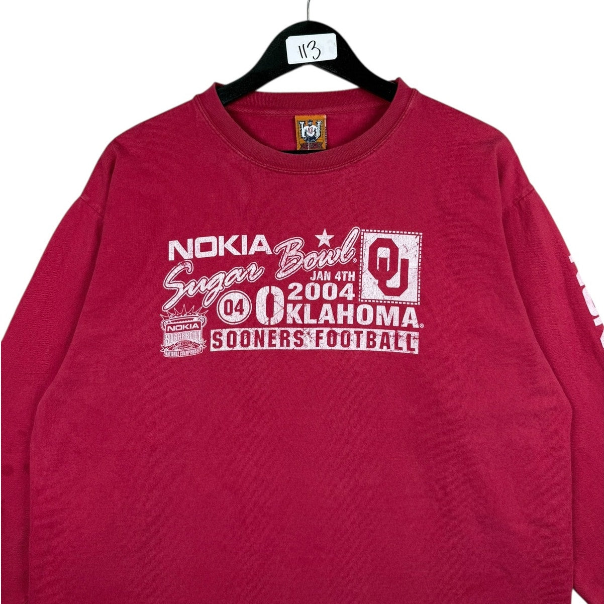 Vintage Oklahoma Sooners Graphic Long Sleeve