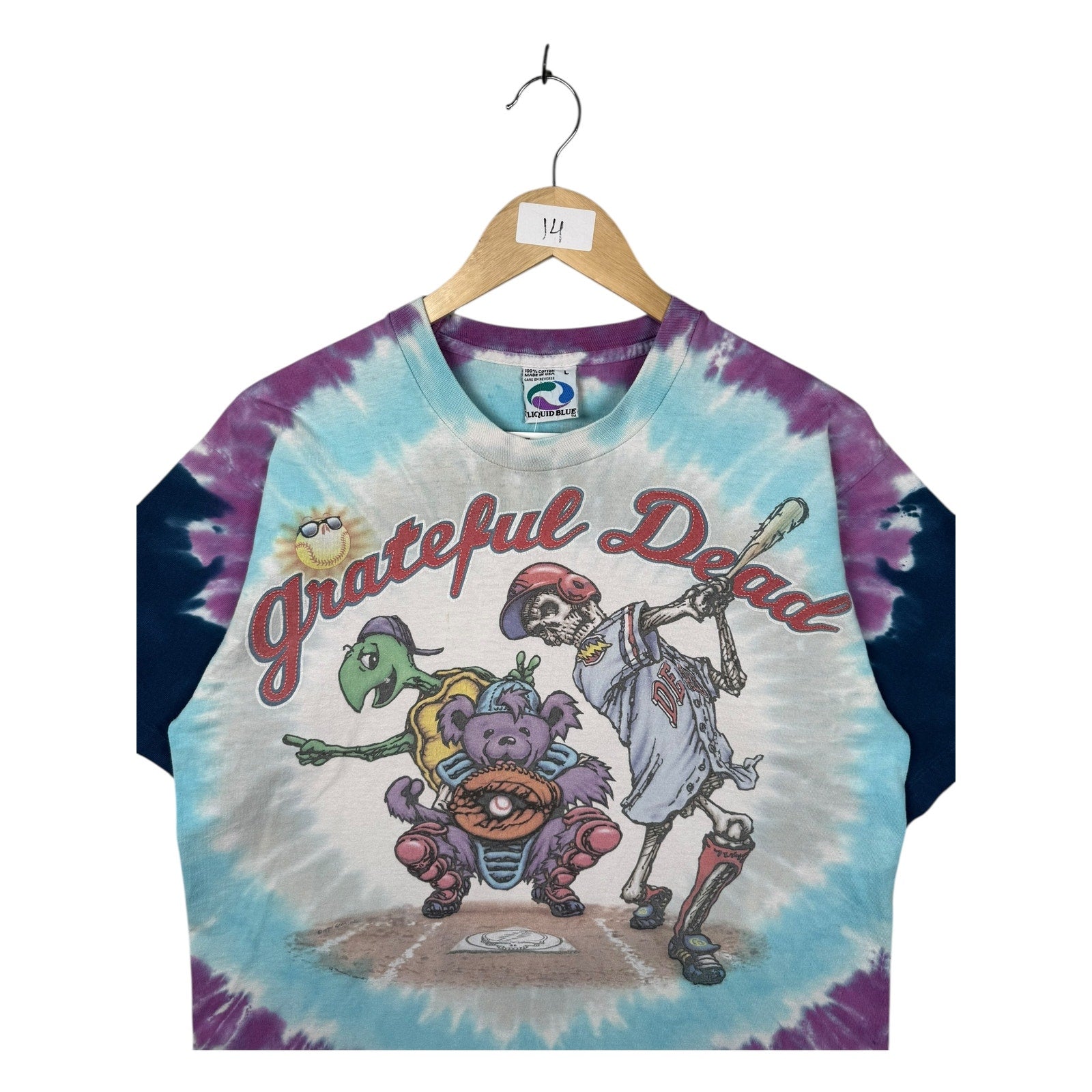 Vintage Grateful Dead Baseball Tie Dye T-Shirt
