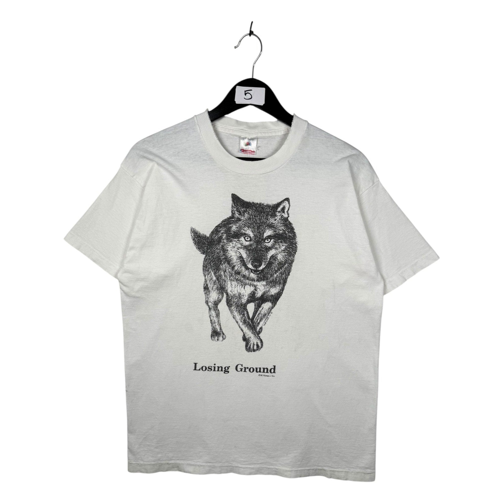 Vintage Losing Ground Wolf T-Shirt