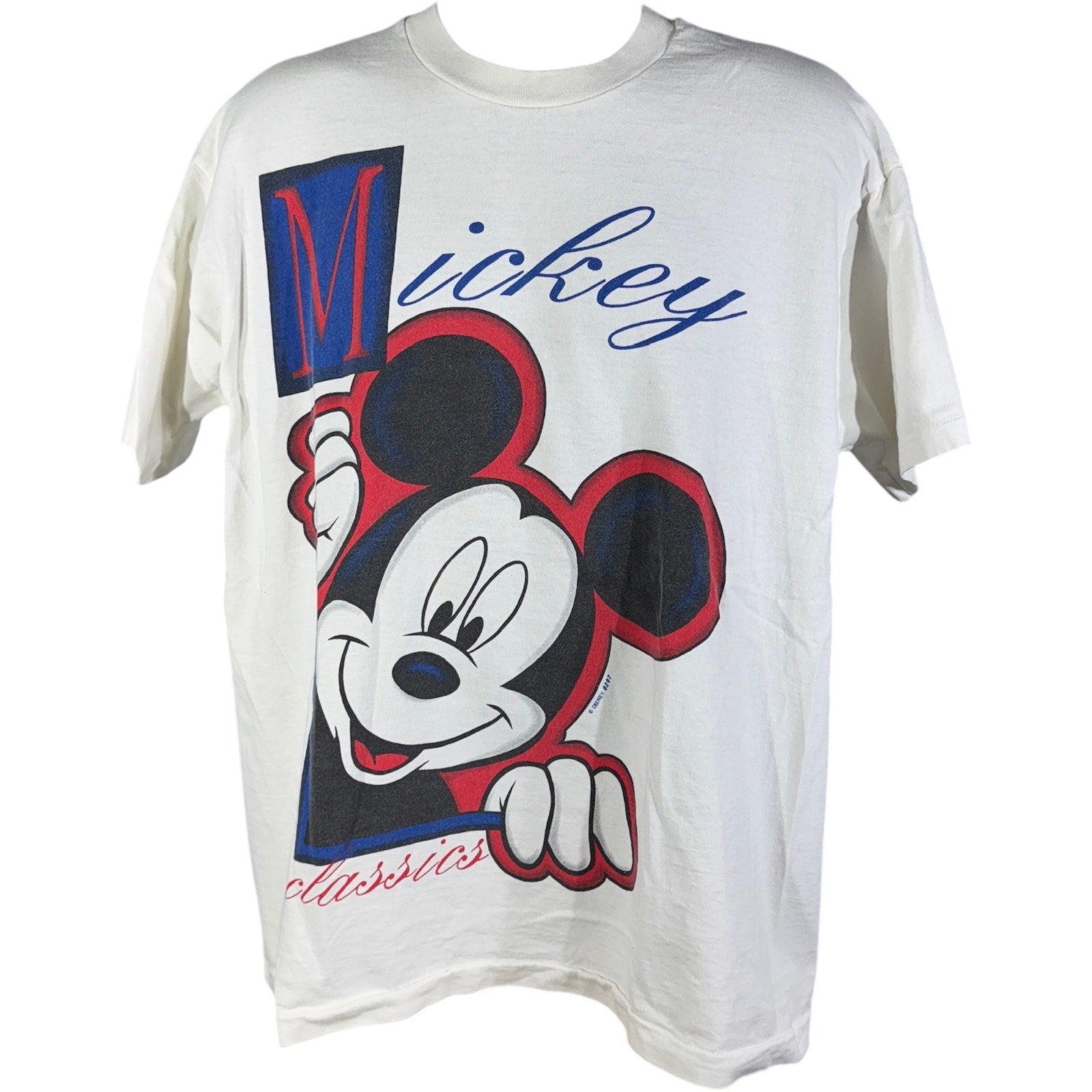 Vintage Disney Mickey Mouse Jumbo Print Tee 90s