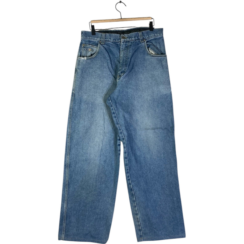 Vintage Chico Straight Leg Utility Denim Jeans Large