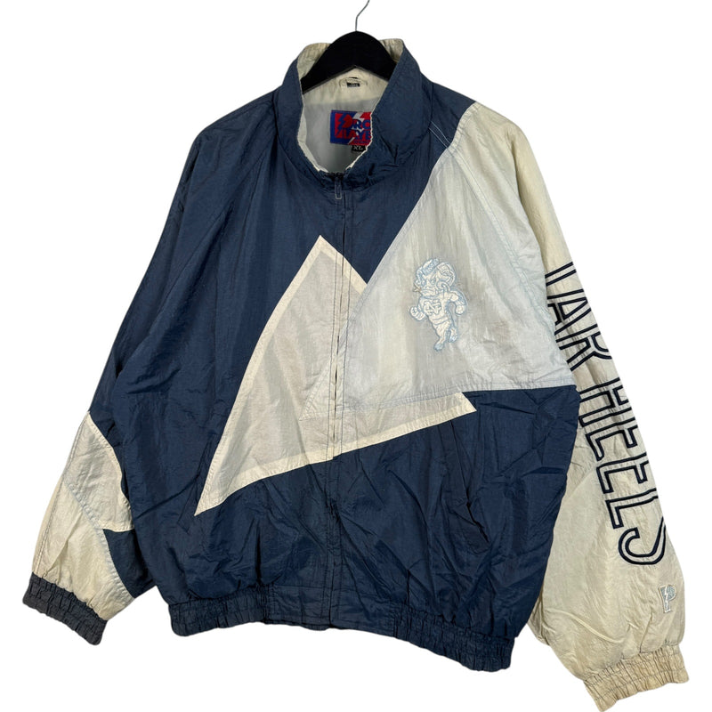 Vintage UNC Chapel Hill Tar Heels Arm Spellout Windbreaker