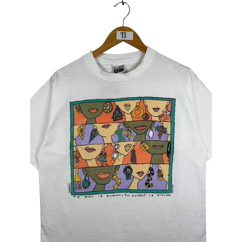 Vintage Graphic Design Fabric Art T-Shirt
