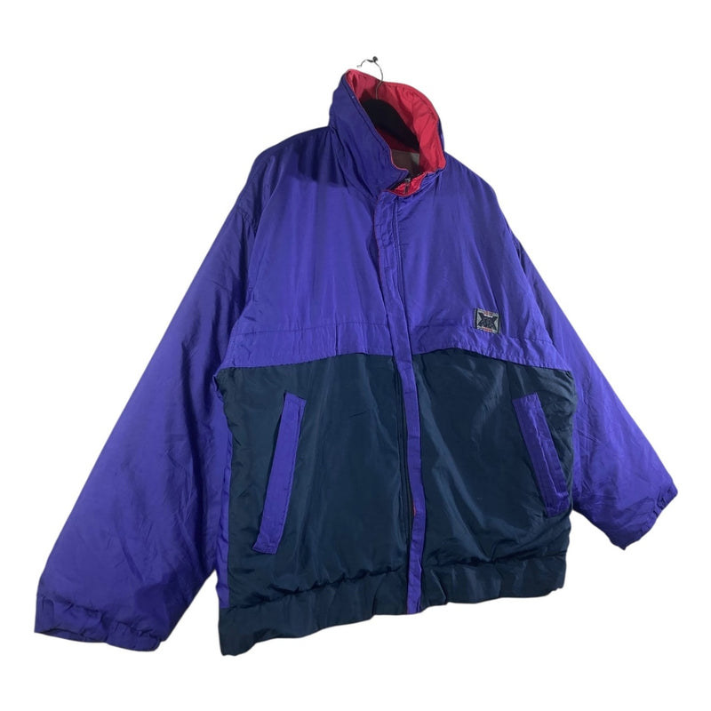 Vintage Kappa Colorblock Padded Winter Jacket