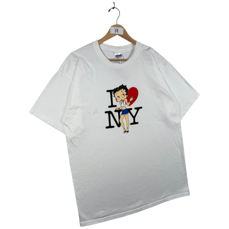 Vintage Betty Boop I Love NY Graphic T-Shirt
