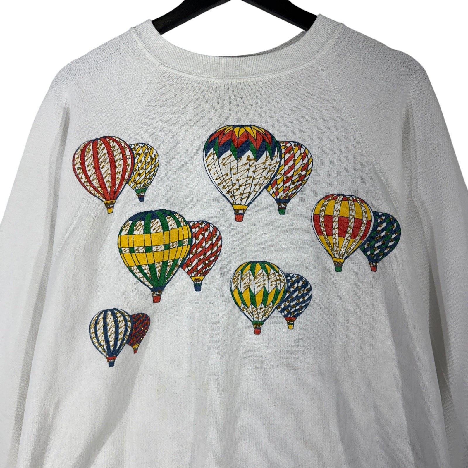 Vintage Hot Air Balloons Crewneck 90's