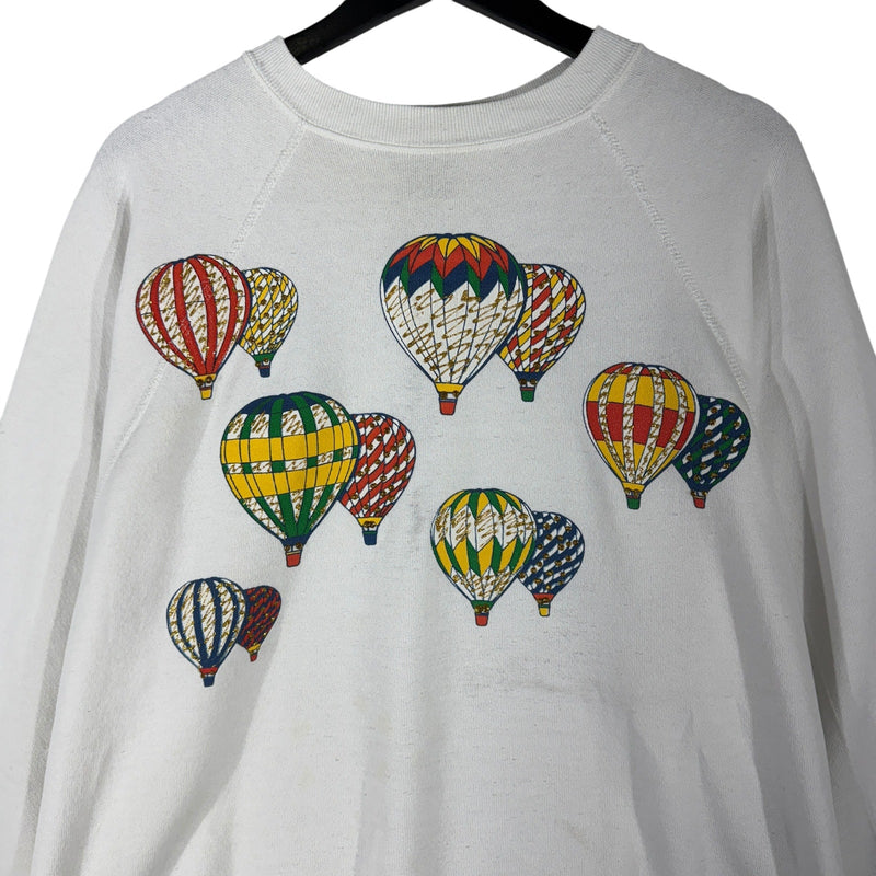 Vintage Hot Air Balloons Crewneck 90's