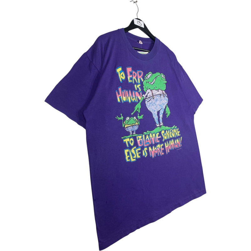 Vintage Frog Humor Graphic T-Shirt