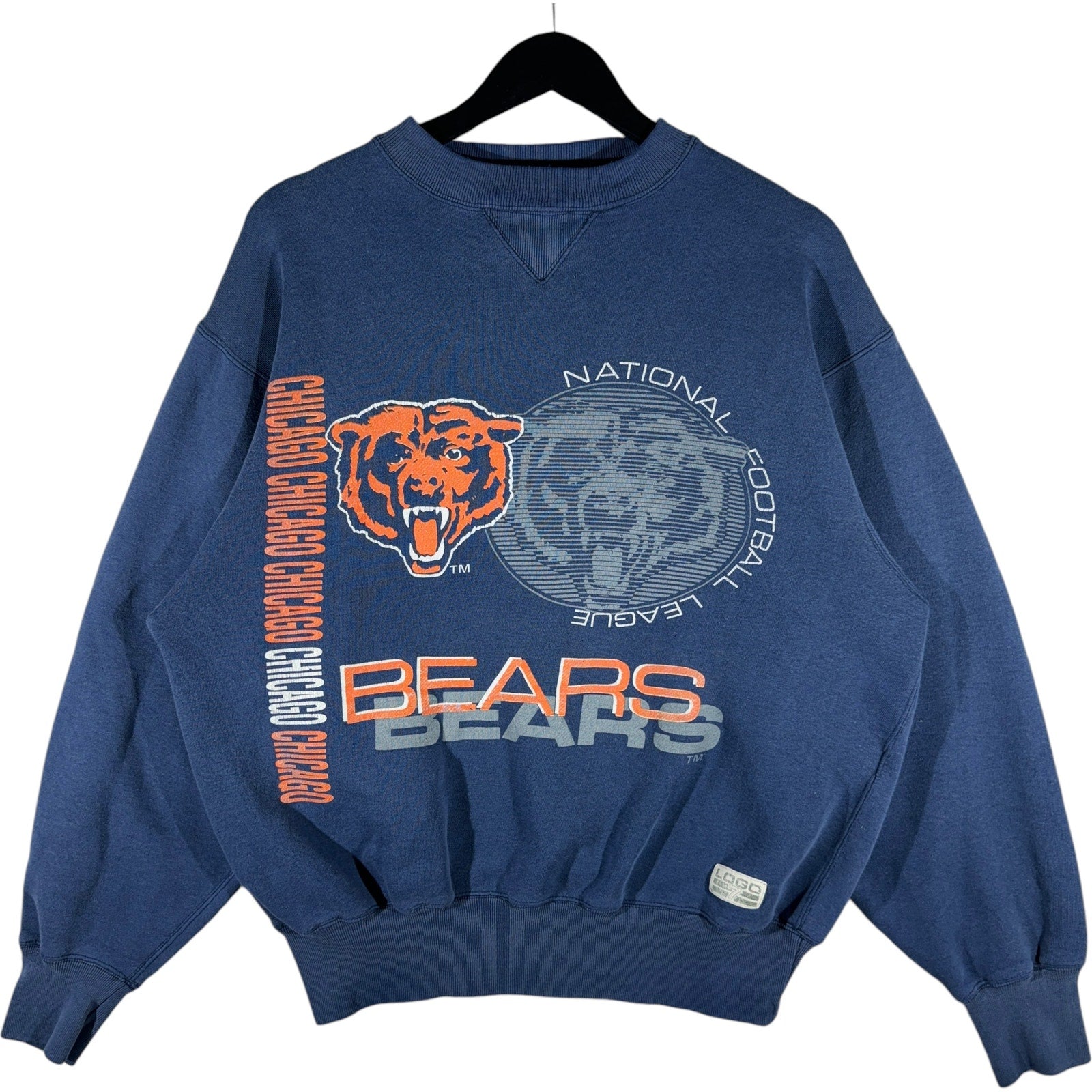 Vintage Chicago Bears Logo Crewneck