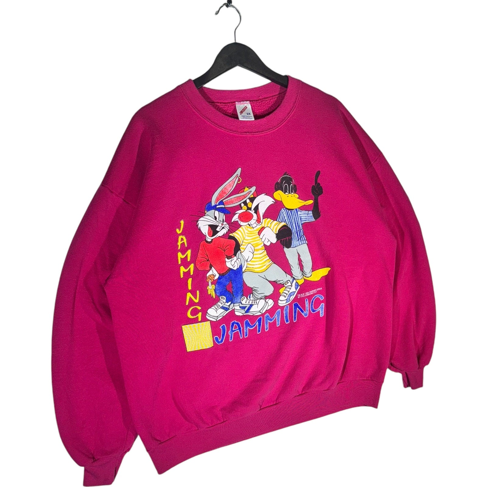 Vintage Looney Tunes Bugs & Friends Jamming Crewneck 90s