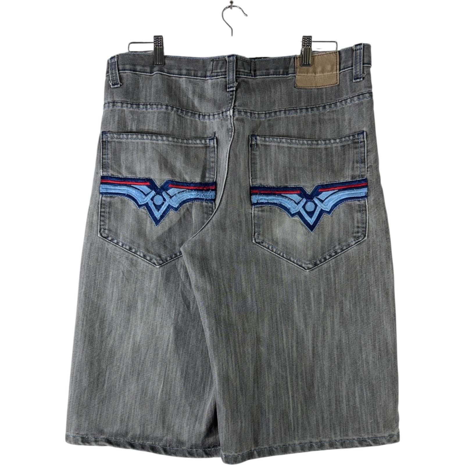 Vintage Barked Bears Wide Leg Denim Shorts 36