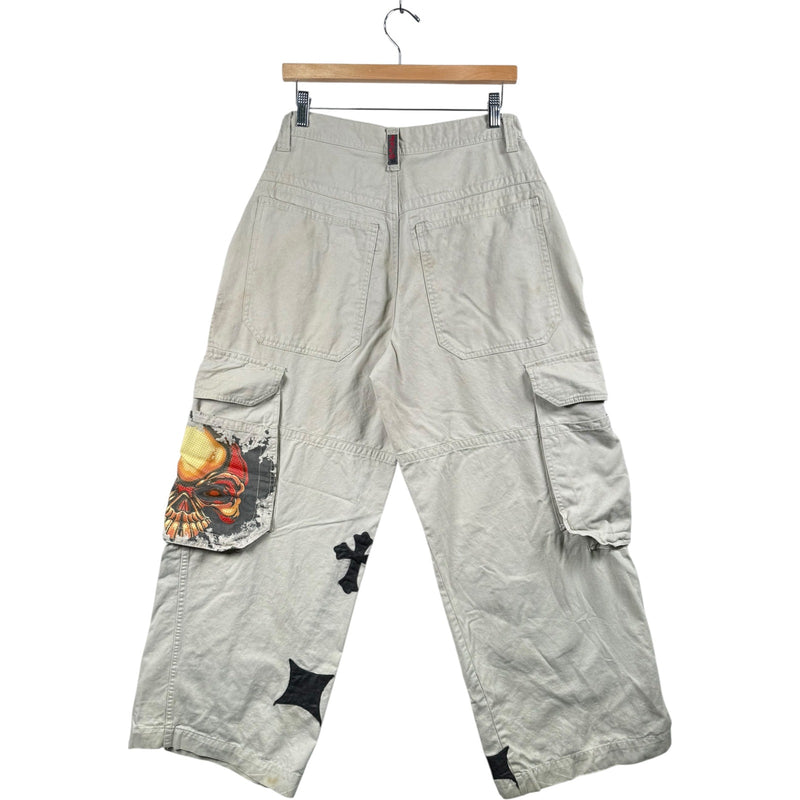 Vintage JNCO Force Baggy Graphic Cargo Pants 32