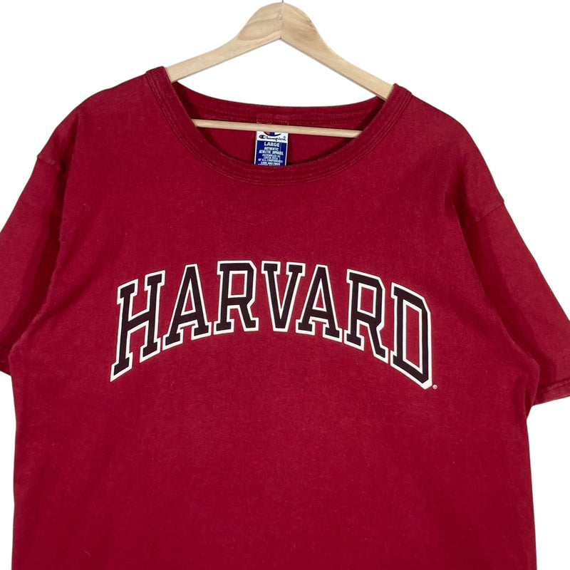 Vintage Harvard University Arch Logo Spellout Crewneck