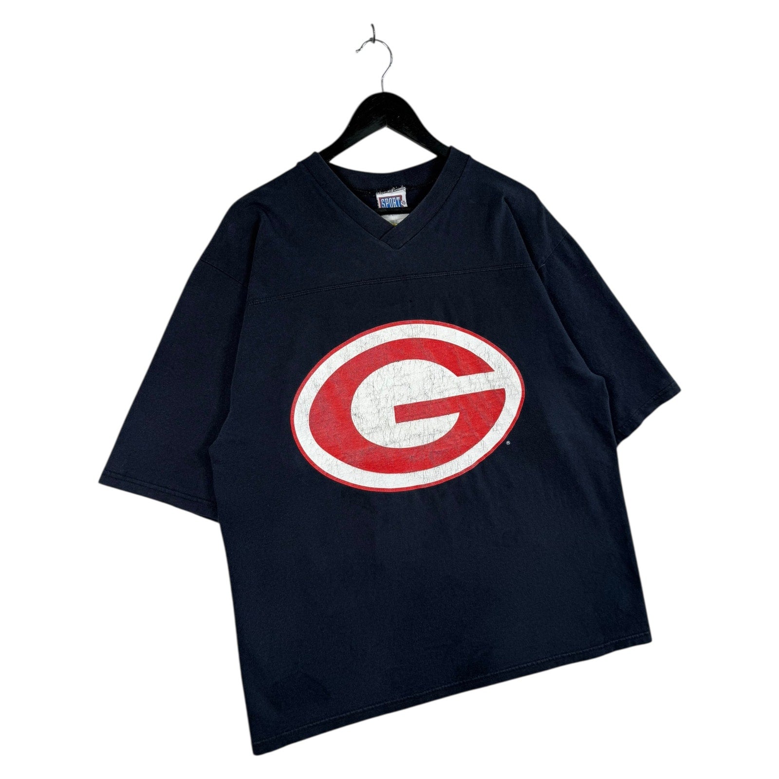 Vintage Georgia Bulldogs NCAA Big G Logo #4 T-Shirt