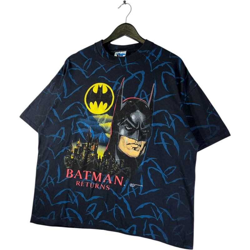 Vintage Batman Returns All Over Graphic Print T-Shirt