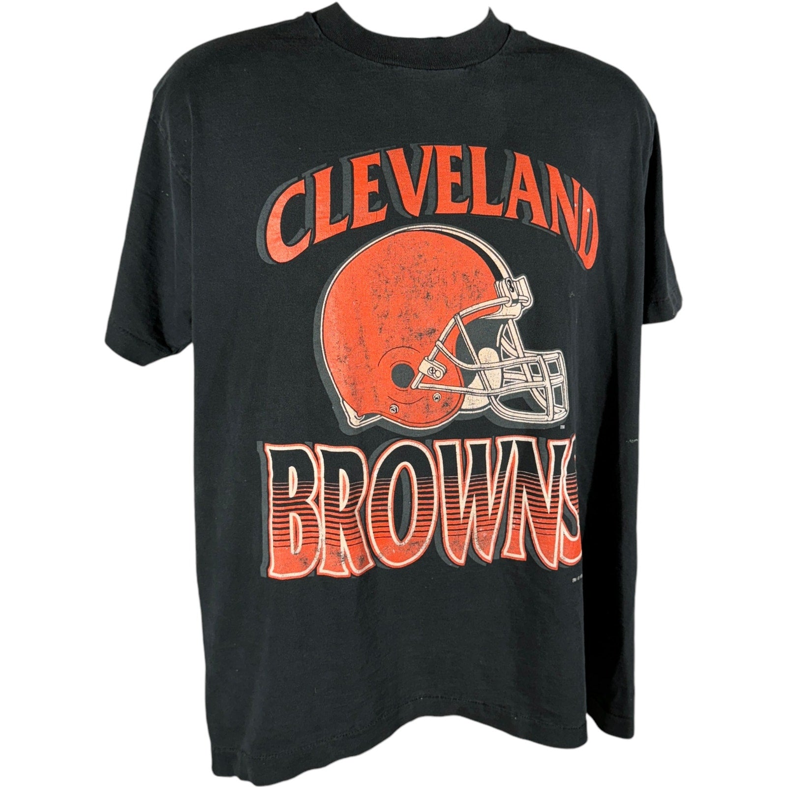 Vintage Cleveland Browns NFL Spellout Tee 90s