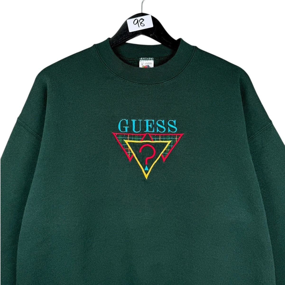 Vintage Embroidered Guess Logo Crewneck