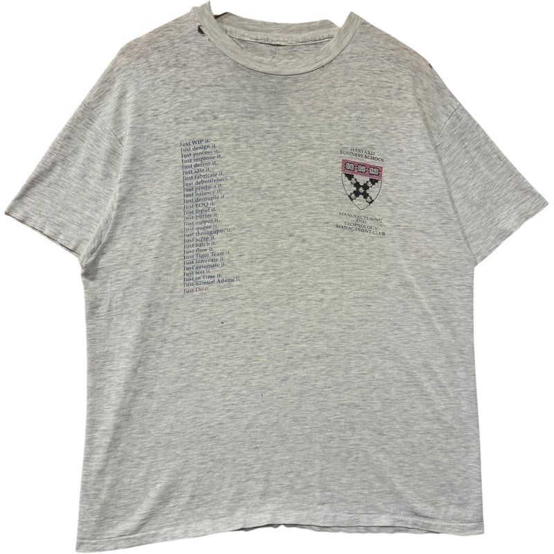 Vintage Harvard University Business School Club Logo Tee