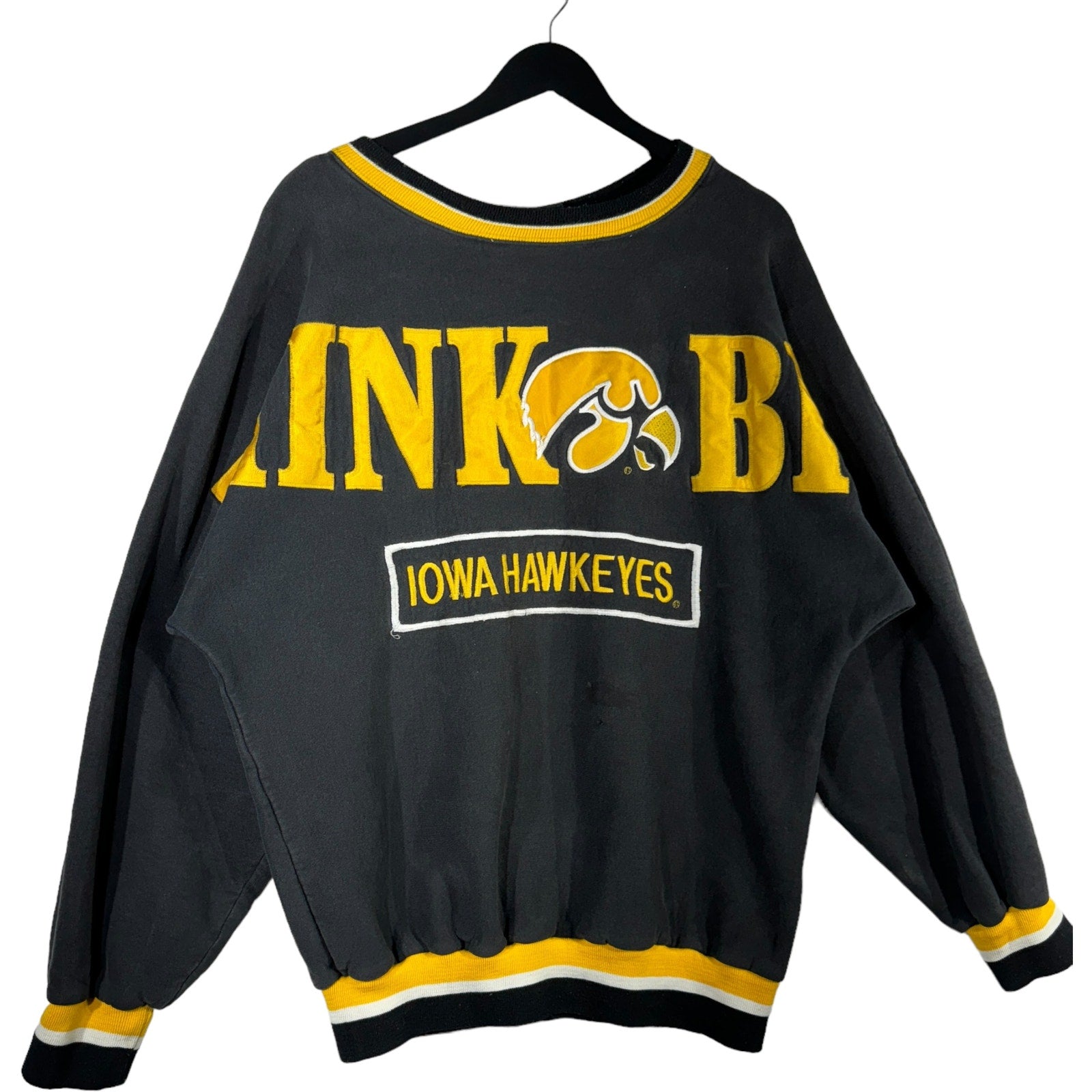 Vintage "Think Big" University of Iowa Hawkeyes Crewneck