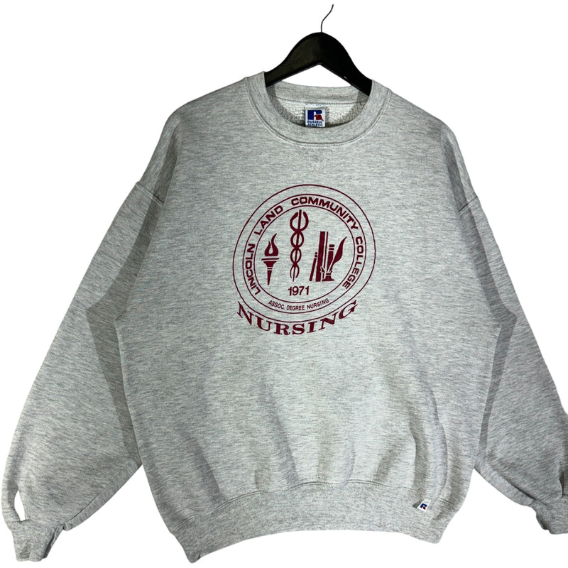 Vintage Russell Lincoln Land Community College Crewneck