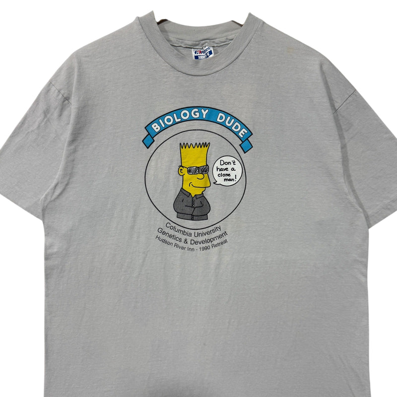 Vintage Columbia University Genetics "Biology Dude" Cartoon Tee