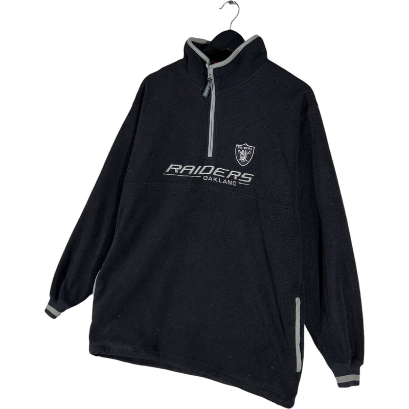 Vintage NFL Oakland Raiders 1/4 Zip Fleece