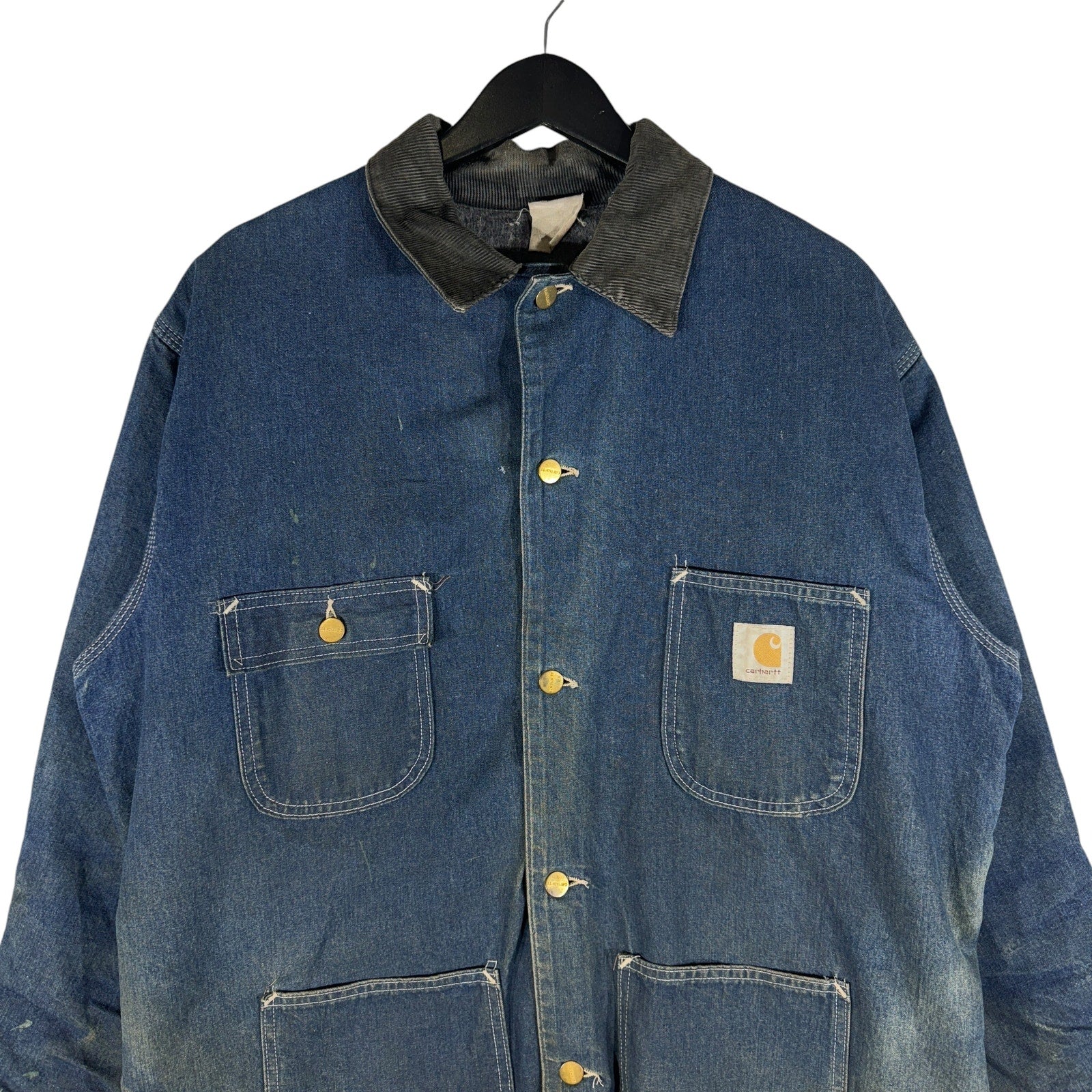 Vintage Carhartt Denim Chore Coat